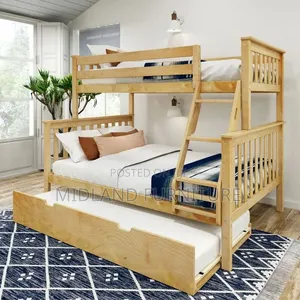 Wooden Double Decker Beds Available on Order