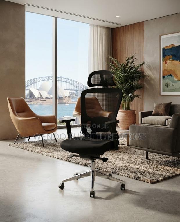 Office Chairs; Ergonomic Clerical Office Chairs With High Backrest - thumbnail 2