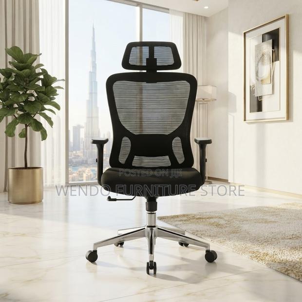 Office Chairs; Ergonomic Clerical Office Chairs With High Backrest - thumbnail 5