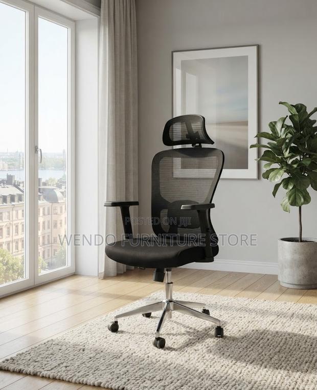 Office Chairs; Ergonomic Clerical Office Chairs With High Backrest - thumbnail 4
