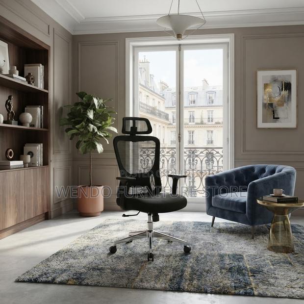 Office Chairs; Ergonomic Clerical Office Chairs With High Backrest - thumbnail 6
