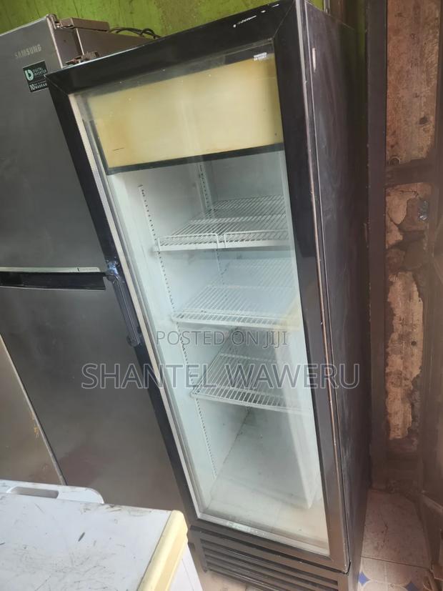 Black Showcase Chiller Fridge - main view