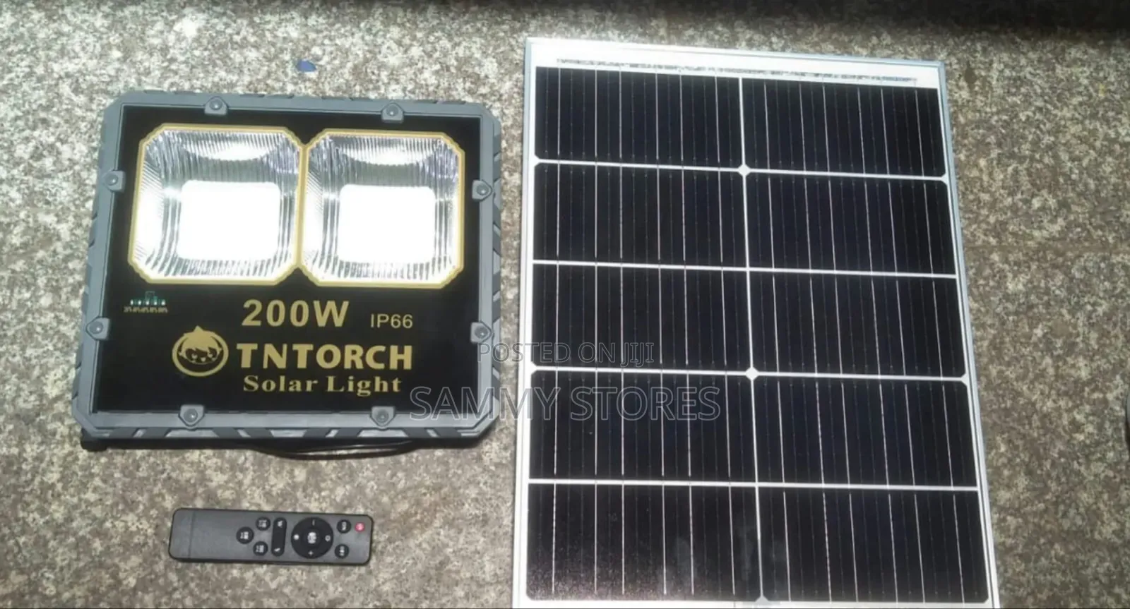 200W Solar Floodlight TN Torch – Automatic ON/OFF LED Security Lamp