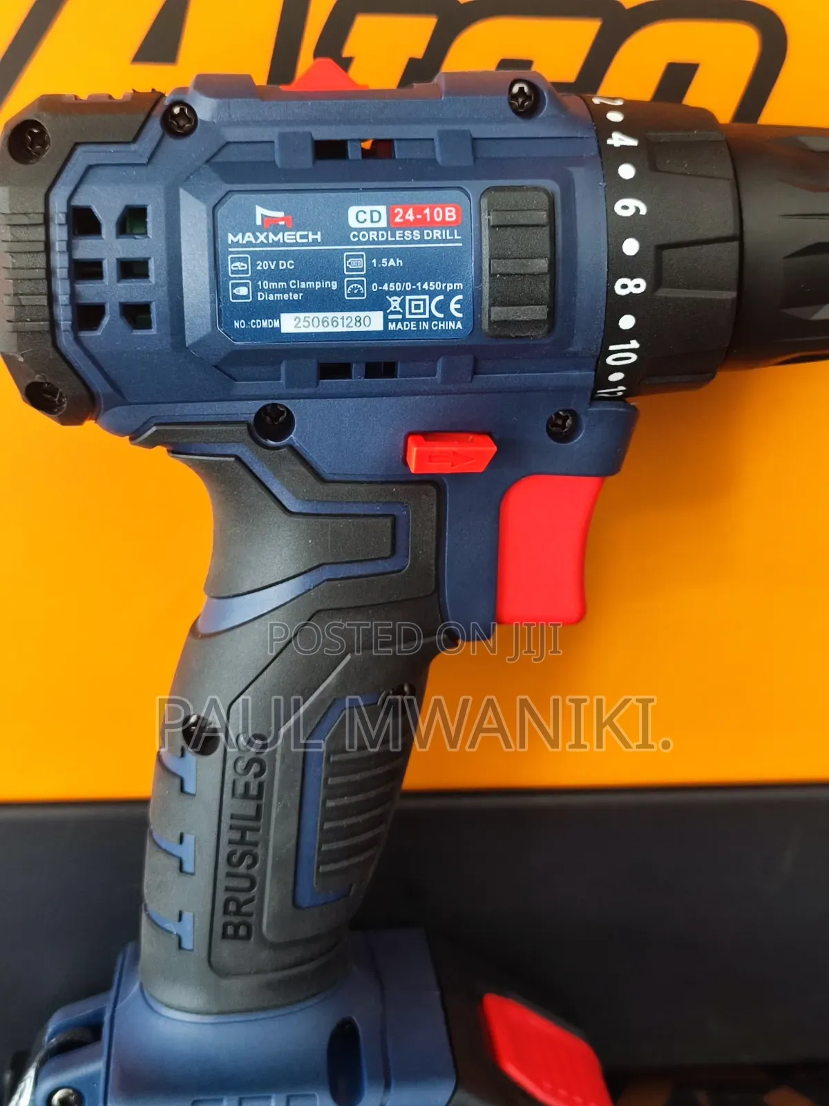 Powerful Maxmech CD 24-10 24V Cordless Drill – Powerful Portable