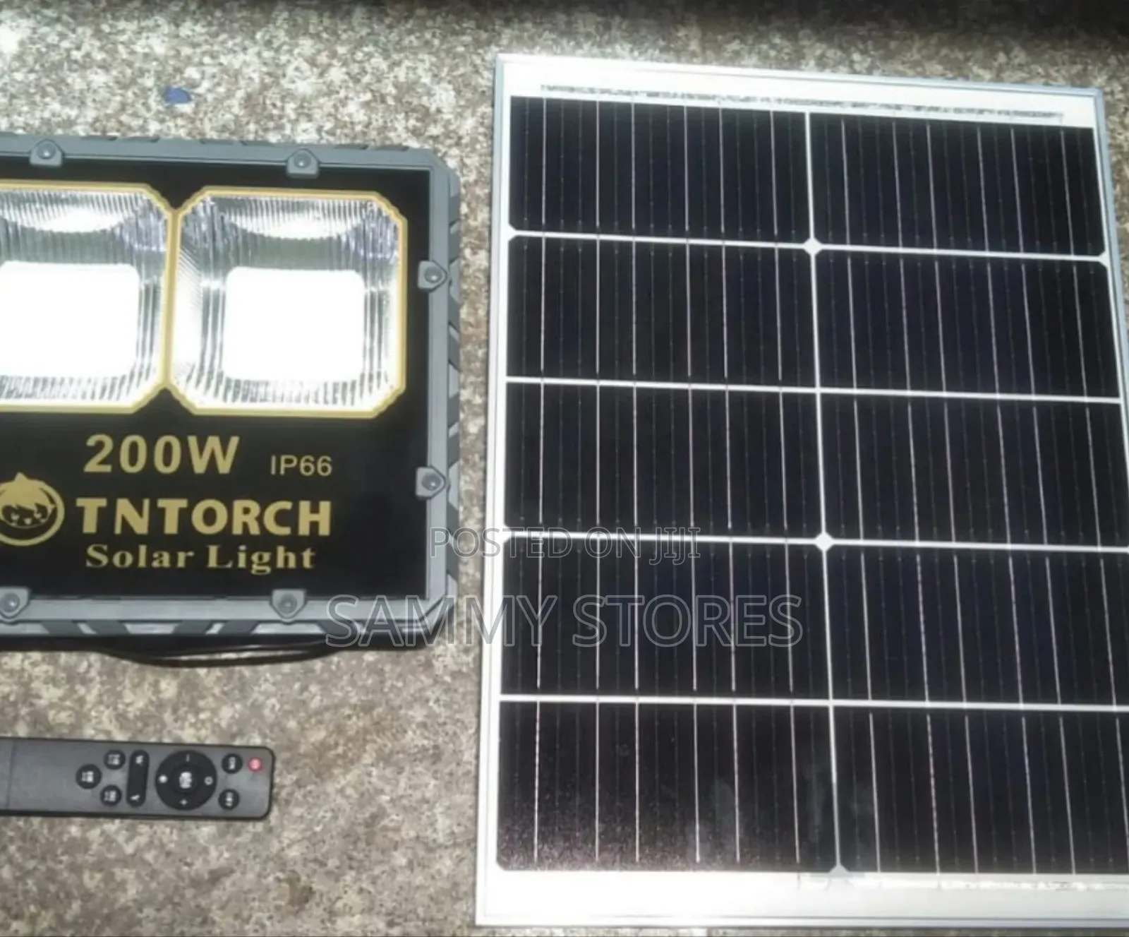 200W Solar Floodlight TN Torch – Automatic ON/OFF LED Security Lamp