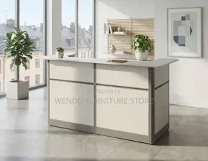 Reception Desk; 1800MM White Reception Desks