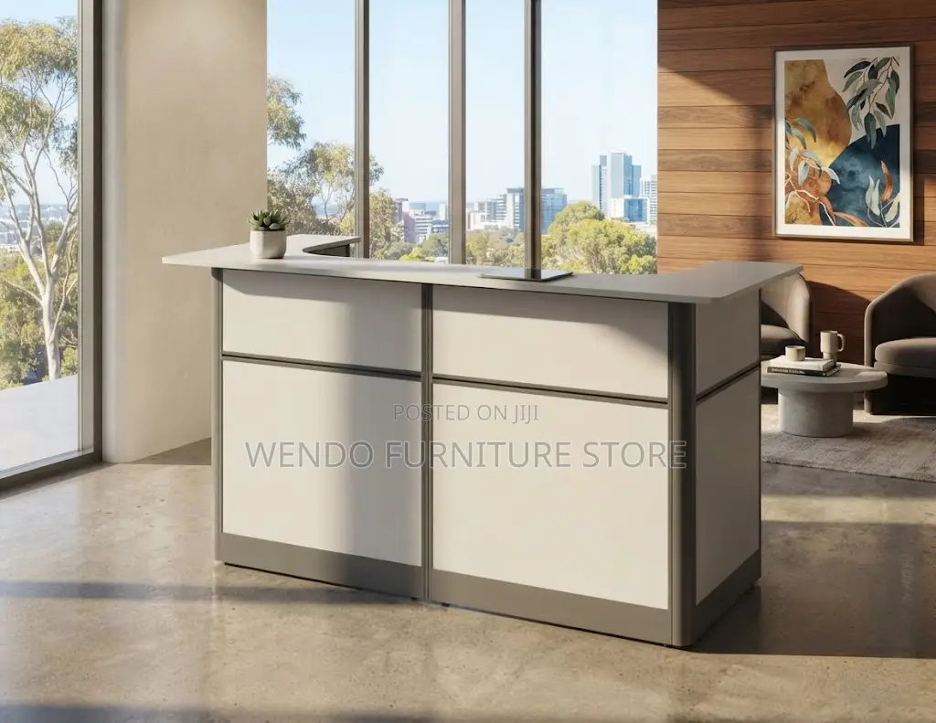 Reception Desk; 1800MM White Reception Desks