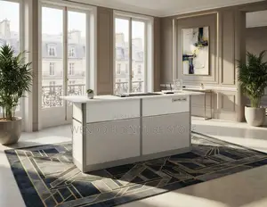 Reception Desk; 1800MM White Reception Desks
