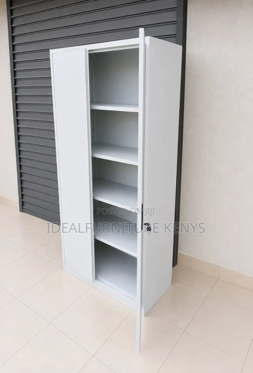 White 2-Door Metal Filling Cabinet
