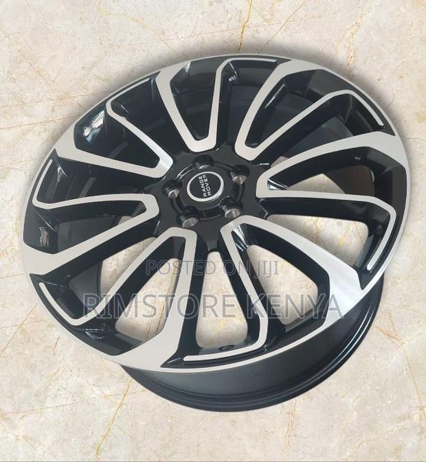 Size 19 Rangerover, Black Silver, Full Set. - main view