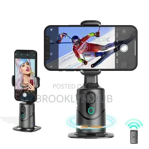 360° Smart Shooting Gimbal With AI Automation Face Tracking