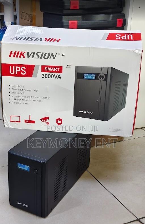 3000VA(3KVA) Hikvision Line Interactive Back UP UPS With LCD 4Ports