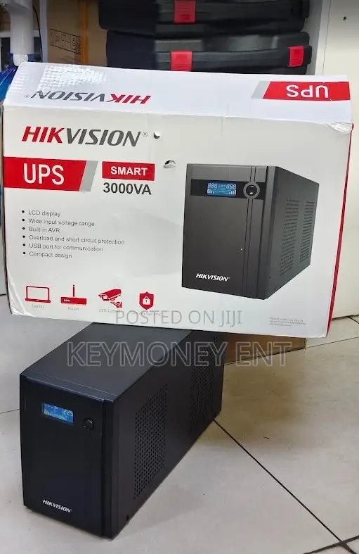 3000VA(3KVA) Hikvision Line Interactive Back UP UPS With LCD 4Ports