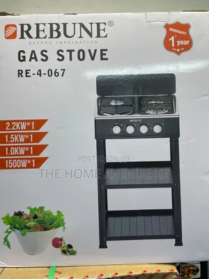 Rebune Gas Stove 3+1 Standing Cooker