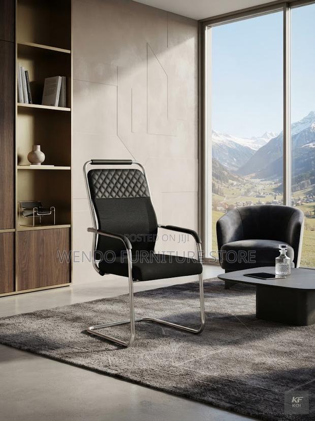 Office Chairs; High Back Fixed Arm Office Reception Seats - thumbnail 2