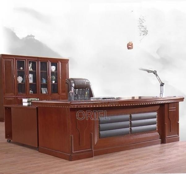 Executive Office Desk : 2M Mahogany Table - thumbnail 3