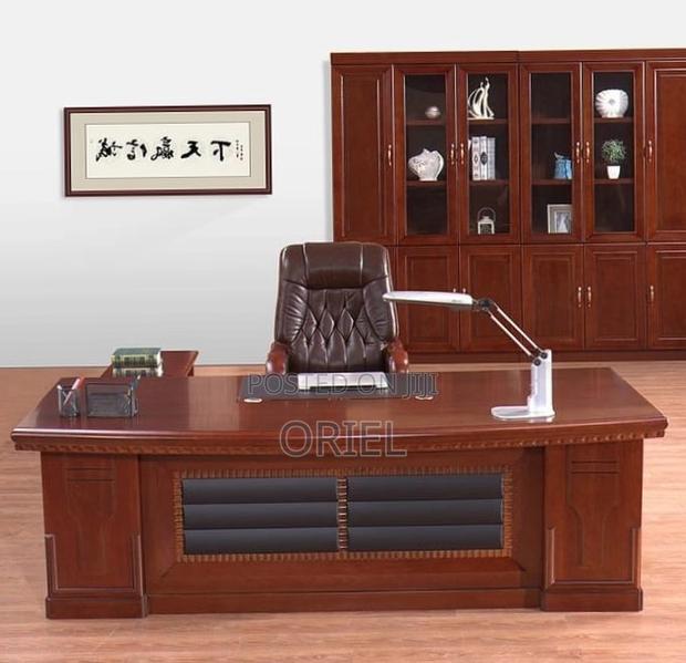 Executive Office Desk : 2M Mahogany Table - thumbnail 4