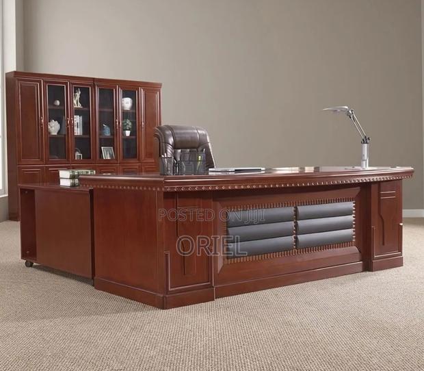 Executive Office Desk : 2M Mahogany Table - thumbnail 6
