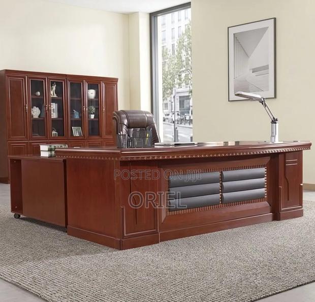 Executive Office Desk : 2M Mahogany Table - thumbnail 12
