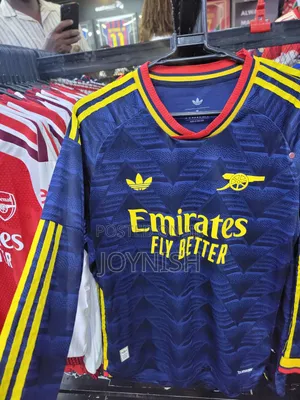 New Arsenal Long Sleeved Jersey Third Kit