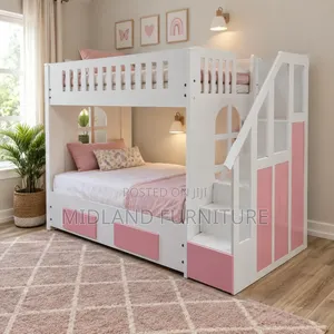4*6 Bunk Bed With Storage Wardrobe Available on Order