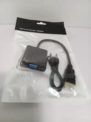 HDMI to VGA Adapter With Audio Full HD 1080p Converter for Laptop PC