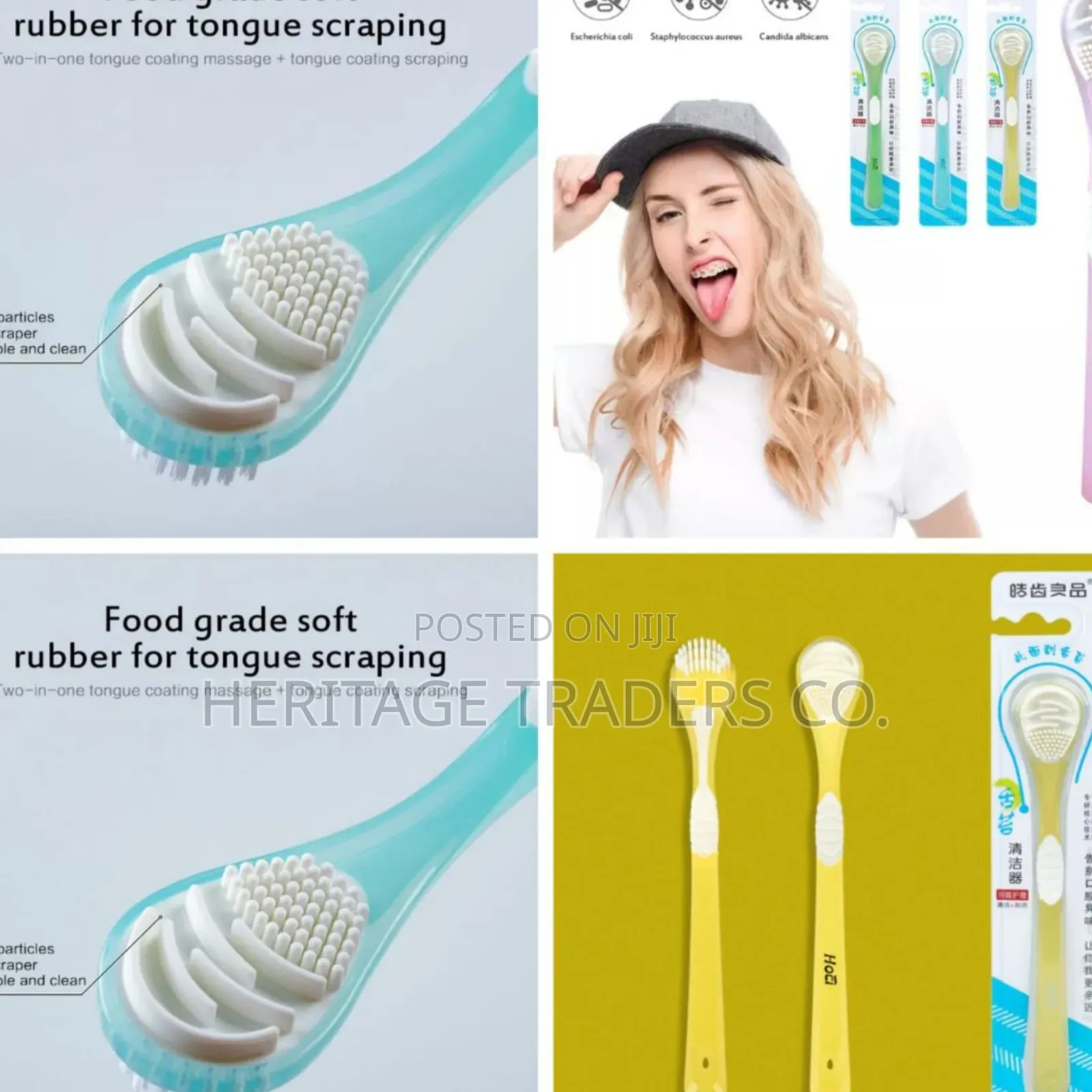 *Double Sided Tongue Cleaner