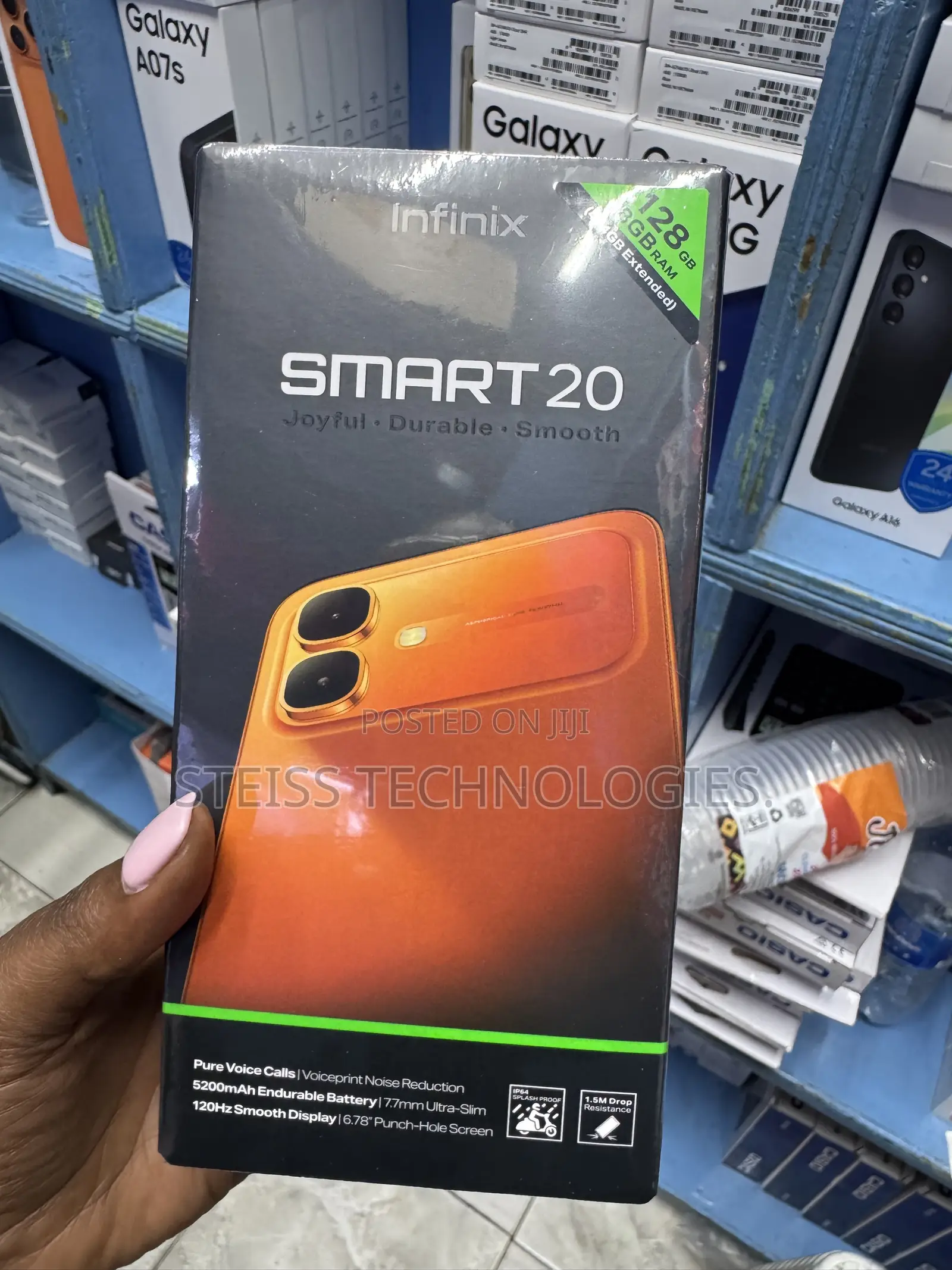 New Infinix Smart 20 128 GB Black