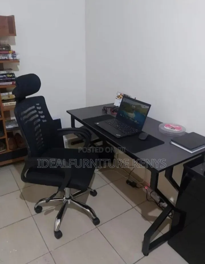 Modern Office Desk With Mesh Chair
