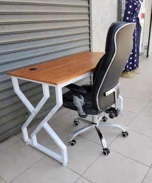 Leather Chair With Office Desk