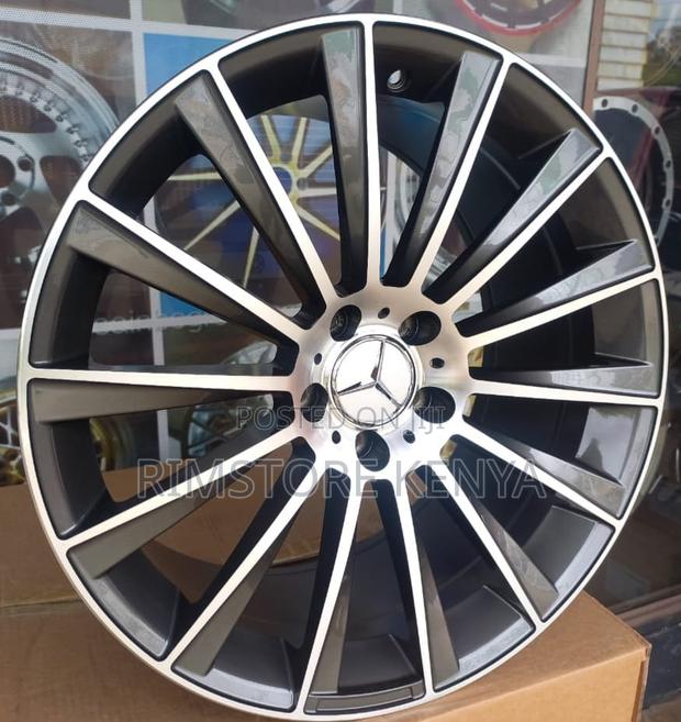 Size 19 Mercedes-Benz Grey Silver, Full Set. - thumbnail 2