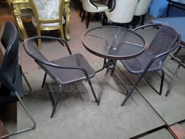 Glass Top Table Set
