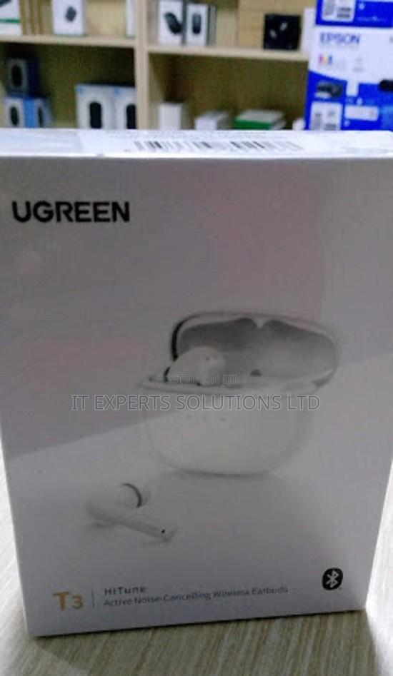 UGREEN HiTune T3 Pro Active Noise-Cancelling Wireless Earbuds - White - main view