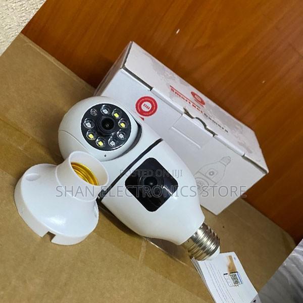 V380 Pro WiFi 360° CCTV Bulb Camera – Dual Lens Pan Tilt Smart Securi - main view