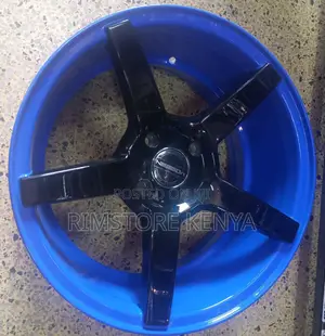 Rim Size 16 Blue Black Spoke, Full Set.