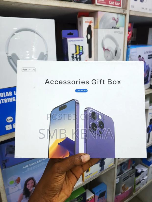 4 in 1 Accessories Gift Box Set for iPhone Mobile