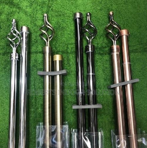 Solid Metal Extendable Dual Layer Rods - main view