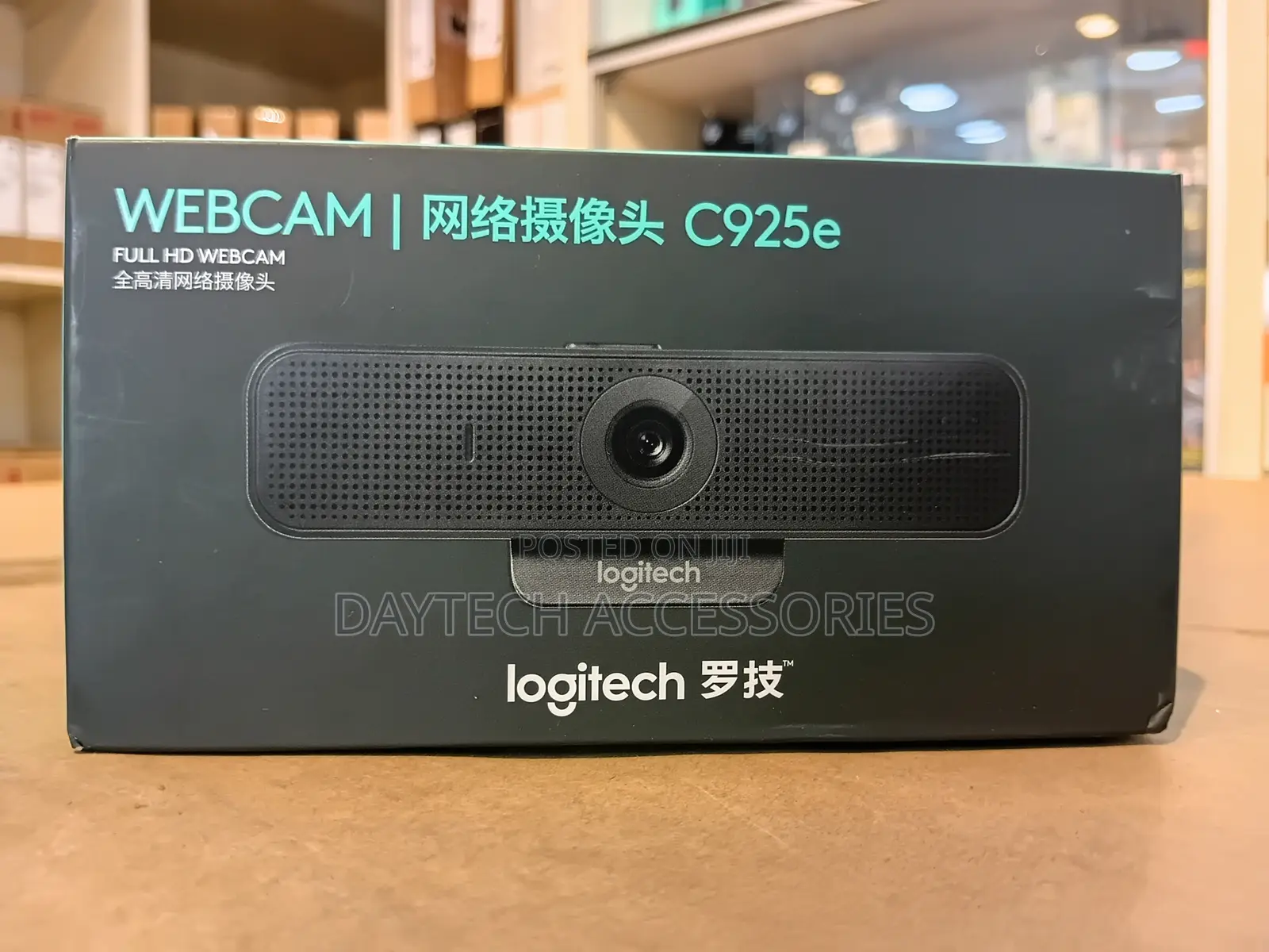 Logitech C925e FHD Webcam - Black