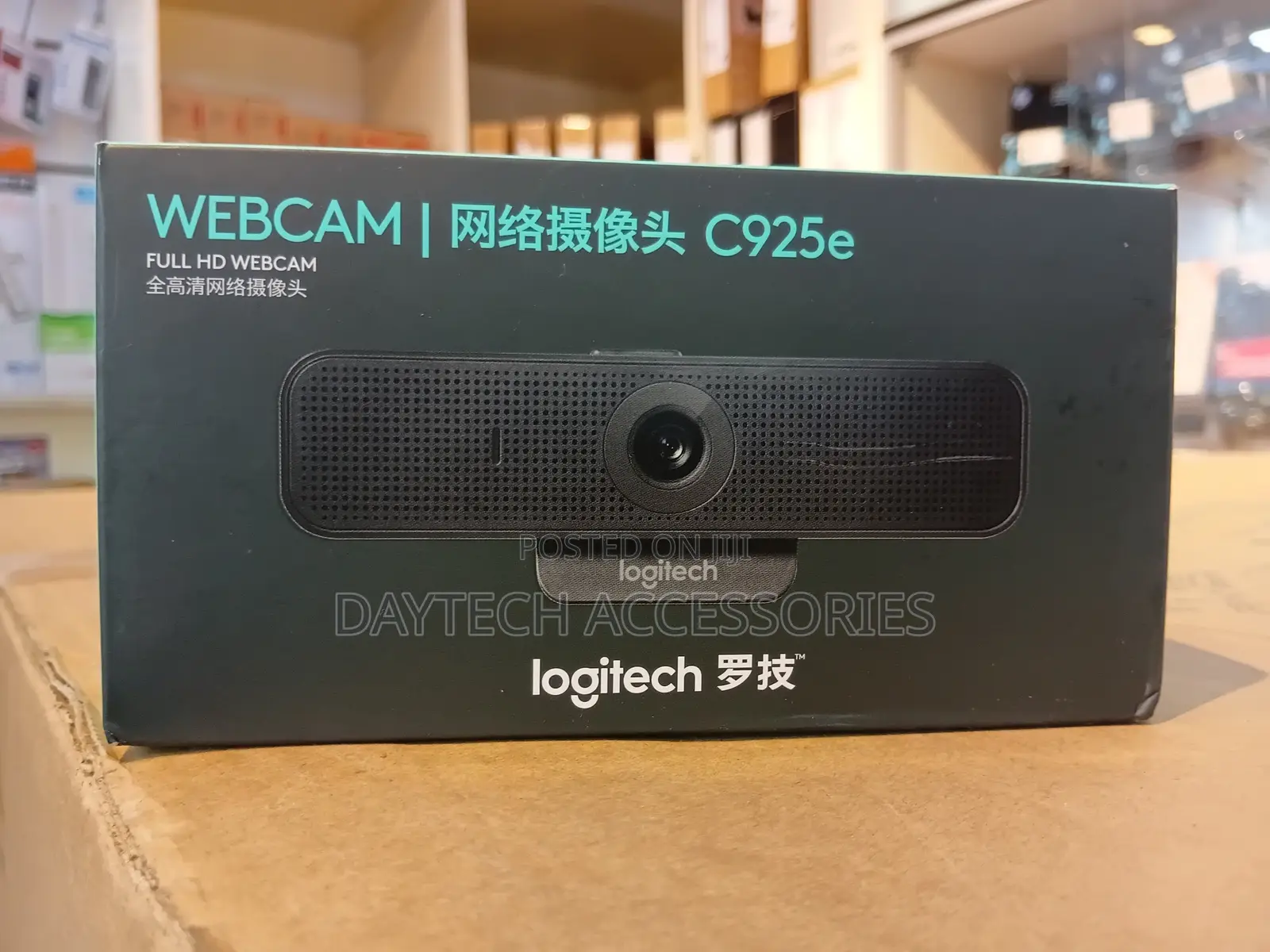 Logitech C925e FHD Webcam - Black