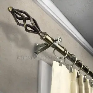 Curtain Pole Set for Balcony Living Room Windows