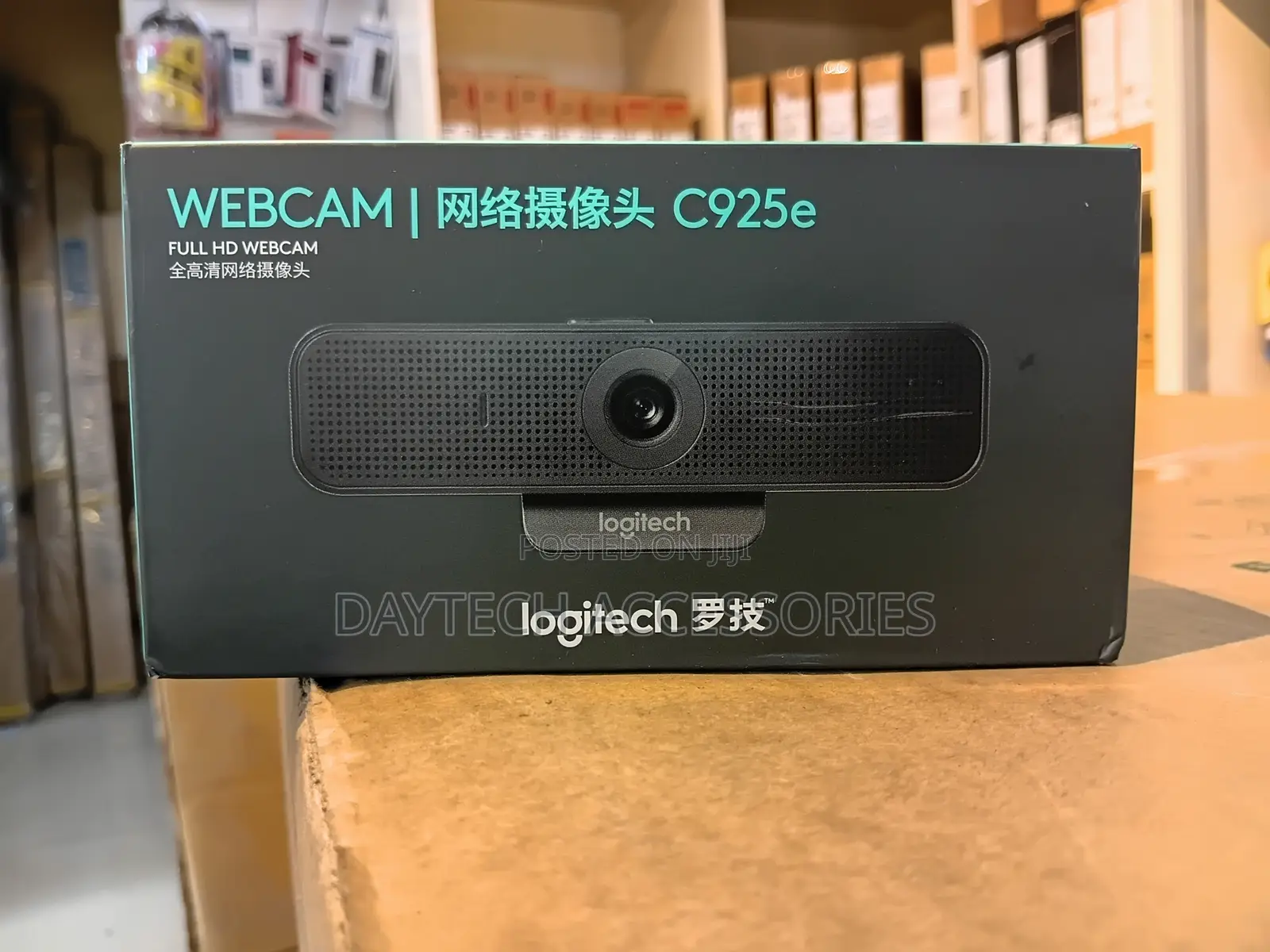 Logitech C925-E Webcam With HD Video and Built-in Stereo Microphones