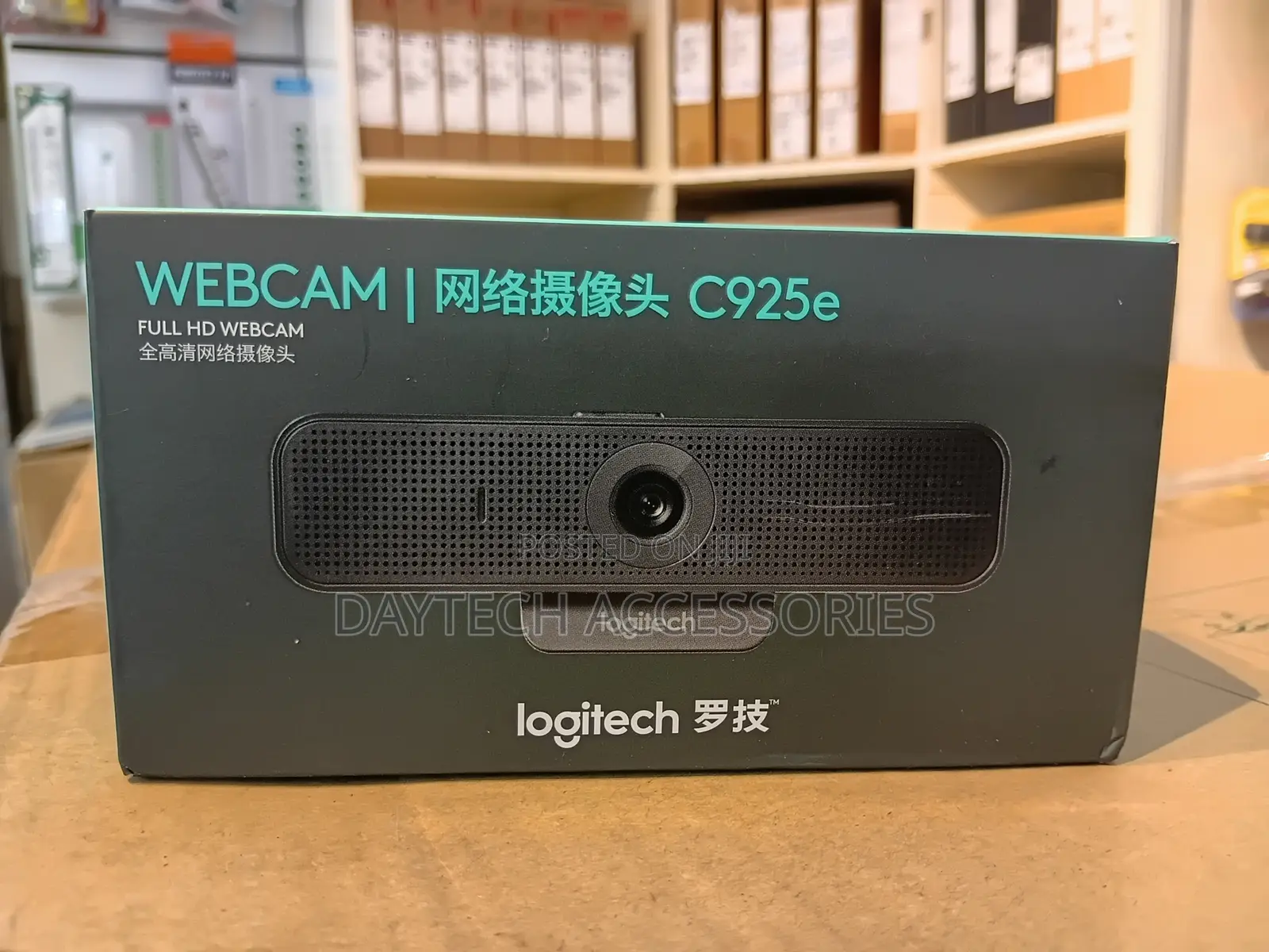 Logitech C925-E Webcam With HD Video and Built-in Stereo Microphones