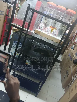 5-Tier Foldable Metallic Storage Rack