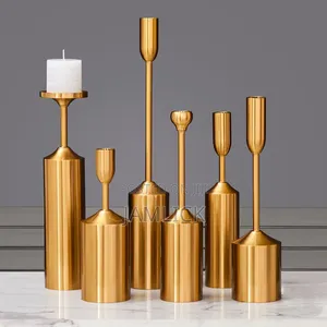 Luxury Gold Candle Holders – Cr