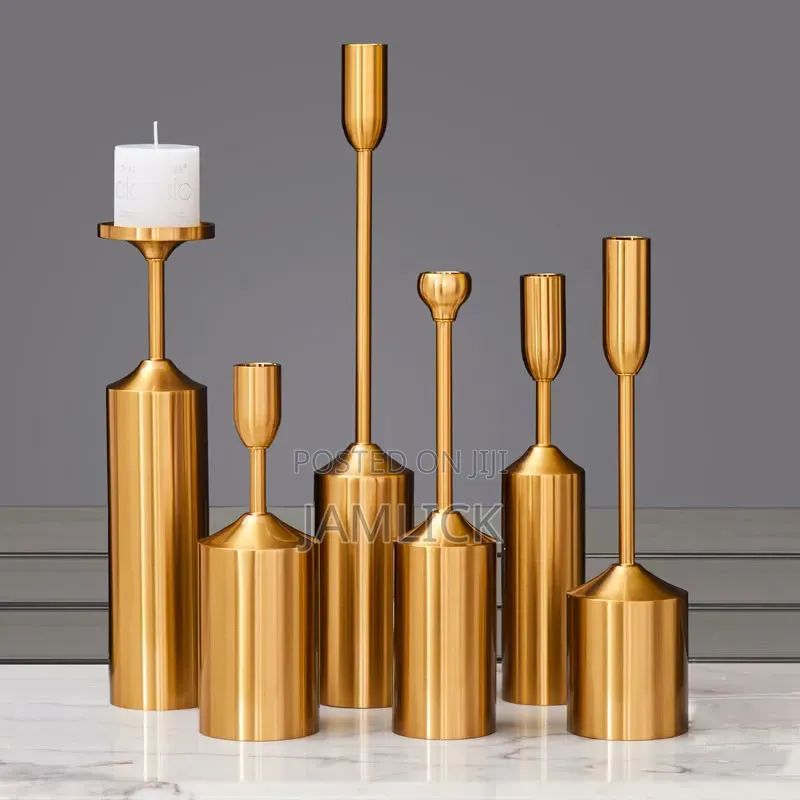 Luxury Gold Candle Holders – Cr