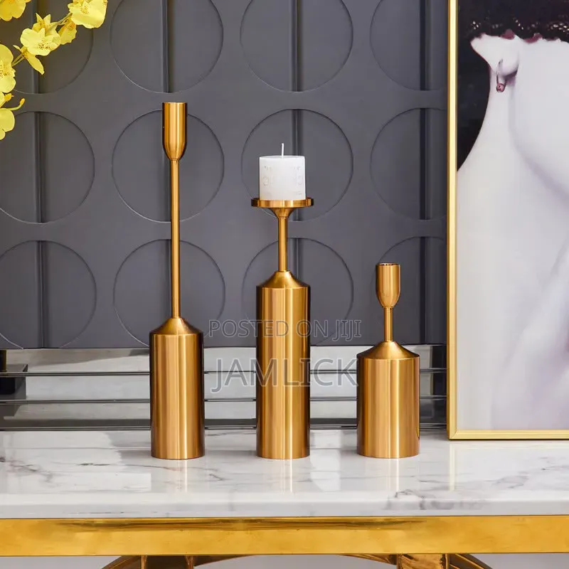 Luxury Gold Candle Holders – Cr