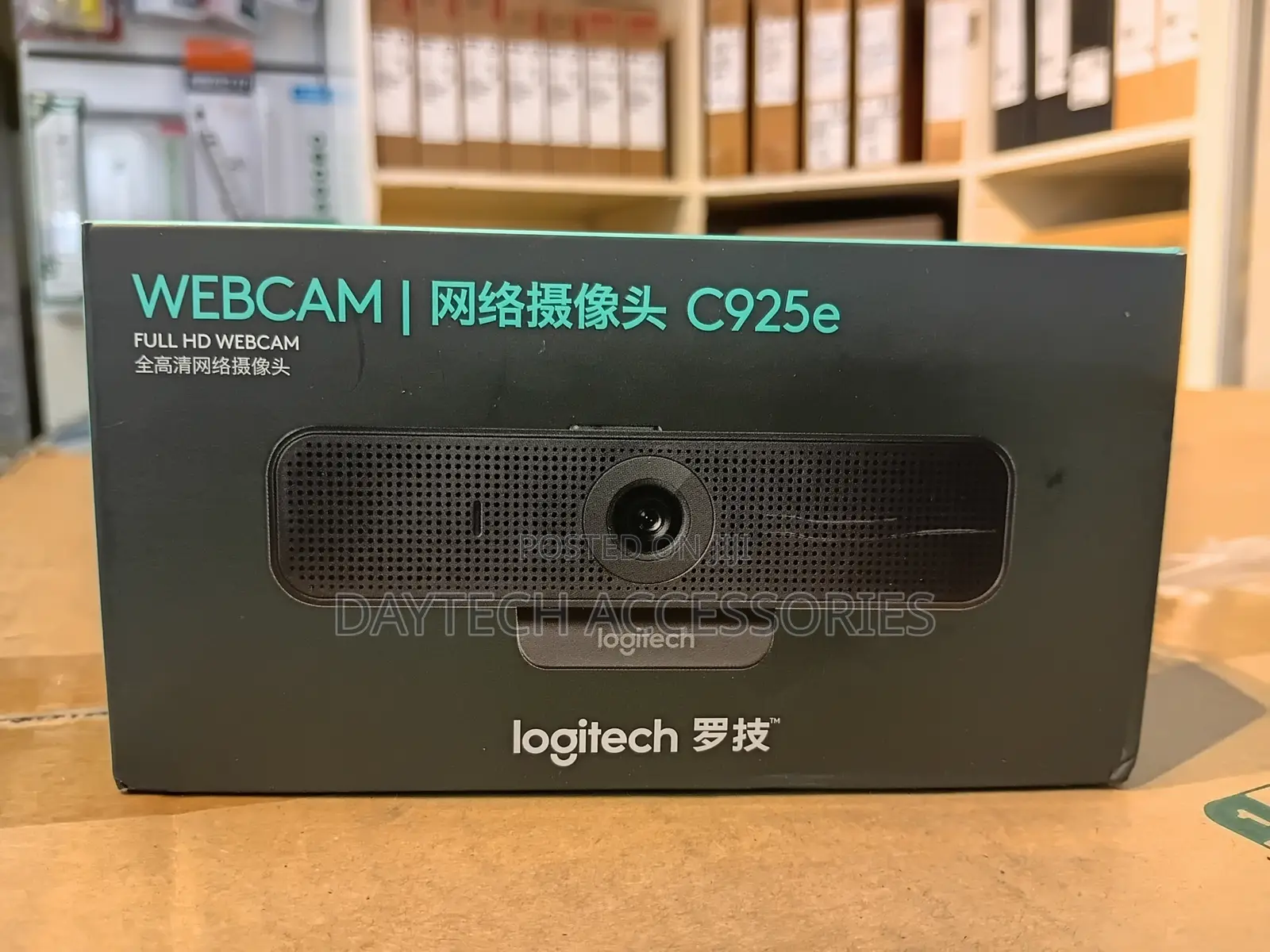 Logitech C925-E Webcam With HD Video and Built-in Microphones - Black