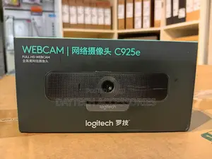 Logitech C925-E Webcam With HD Video and Built-in Microphones - Black