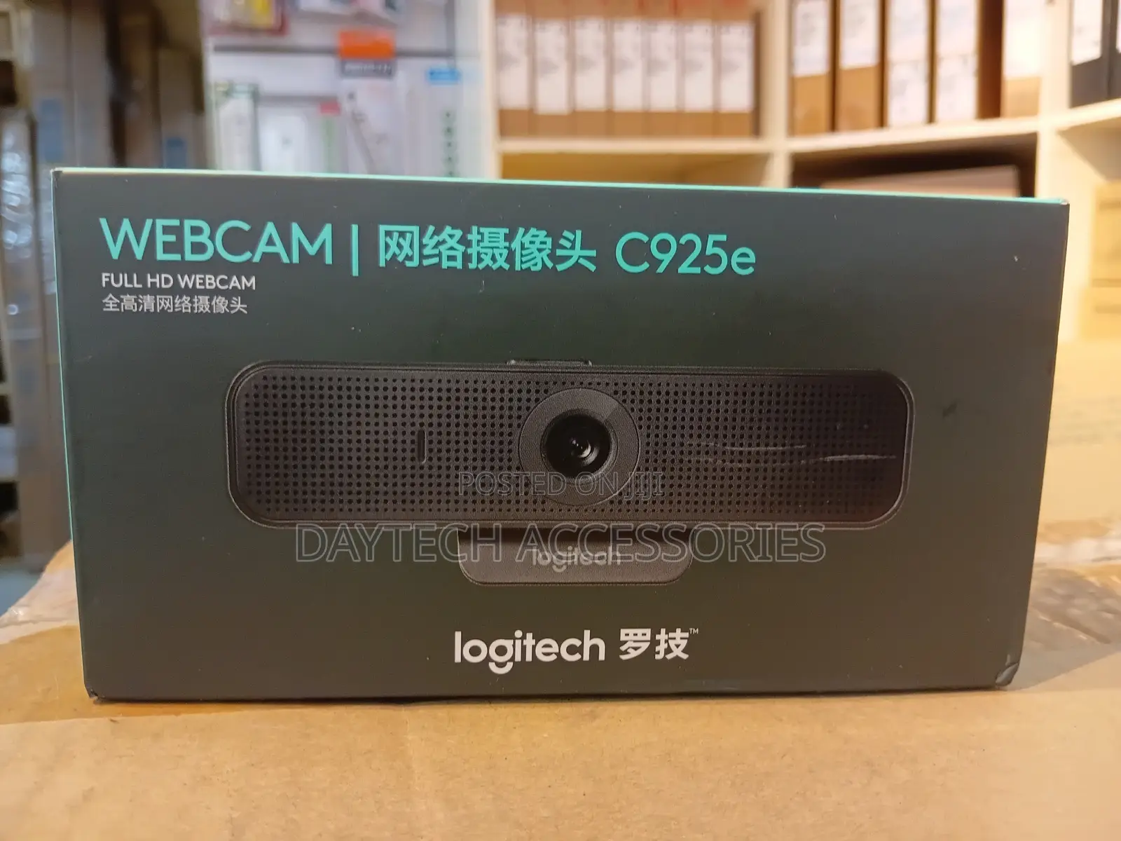 Logitech C925-E Webcam With HD Video and Built-in Microphones - Black