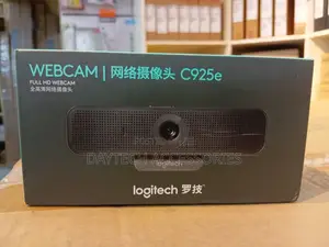 Logitech C925-E Webcam With HD Video and Built-in Microphones - Black